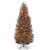 6.5’ Pre-Lit Natural Fraser Slim Fir Artificial Christmas Tree - Multi-Color Lights -Optimal Christmas Shop dnat naffslh1 65rlo 1 07330.1667574620