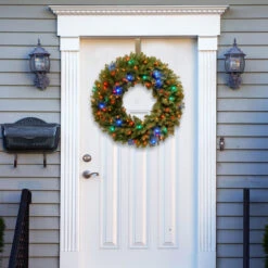 36" Pre-Lit Norwood Fir Artificial Christmas Wreath – Multi-Color LED Lights 7 36" Pre-Lit Norwood Fir Artificial Christmas Wreath – Multi-Color LED Lights -Optimal Christmas Shop dnat nf 309l 36w 1 3 37293.1667536032