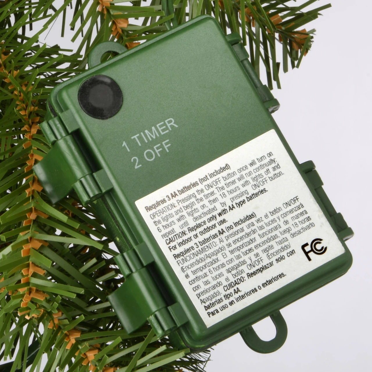 9' X 10" Battery Operated Pre-Lit Norwood Fir Artificial Christmas Garland – Multi-Color LED Lights 6 9' X 10" Battery Operated Pre-Lit Norwood Fir Artificial Christmas Garland – Multi-Color LED Lights - Image 4