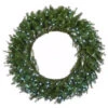 Pre-Lit Norwood Fir Artificial Christmas Wreath, 48-Inch, LED White Lights -Optimal Christmas Shop dnat nf3 322l 48wm 19178.1667549453