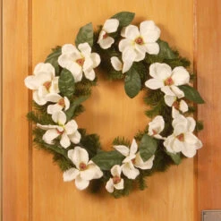 North Valley Spruce Magnolia Artificial Wreath - 24-Inch, Unlit 9 North Valley Spruce Magnolia Artificial Wreath - 24-Inch, Unlit -Optimal Christmas Shop dnat nrv7 13 24w 4 37356.1667646181