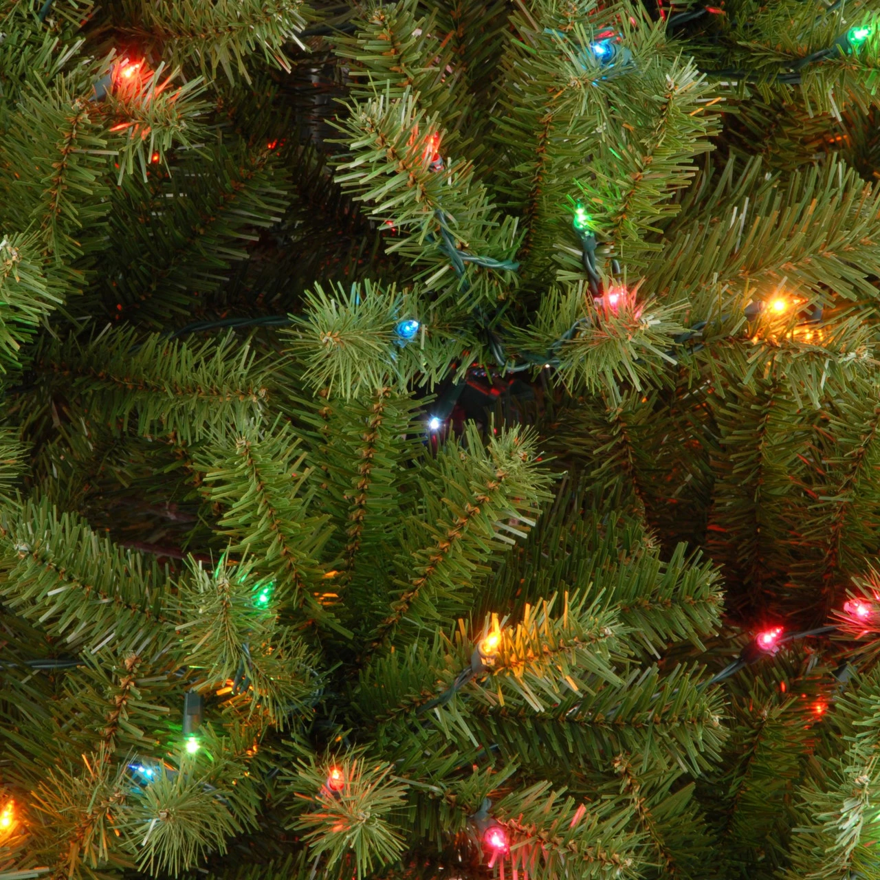 4.5’ Pre-lit North Valley Spruce Artificial Christmas Tree – Multicolor Lights 4 4.5’ Pre-lit North Valley Spruce Artificial Christmas Tree – Multicolor Lights - Image 2
