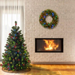 4.5’ Pre-lit North Valley Spruce Artificial Christmas Tree – Multicolor Lights 7 4.5’ Pre-lit North Valley Spruce Artificial Christmas Tree – Multicolor Lights -Optimal Christmas Shop dnat nrv7 301 45 3 86541.1667656822