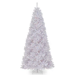 14’ Pre-Lit Medium White North Valley Spruce Artificial Christmas Tree - Clear Lights