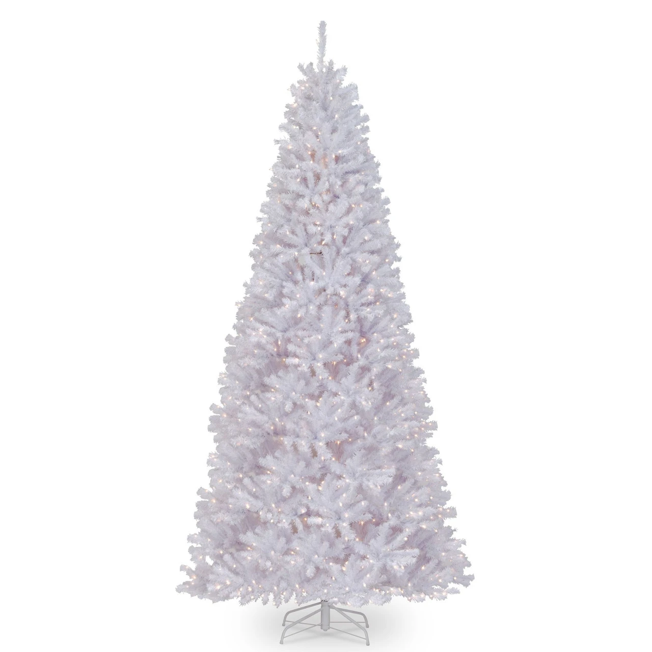 14’ Pre-Lit Medium White North Valley Spruce Artificial Christmas Tree - Clear Lights 3 14’ Pre-Lit Medium White North Valley Spruce Artificial Christmas Tree - Clear Lights