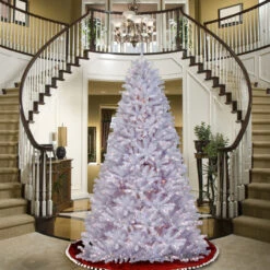 9’ Pre-Lit North Valley White Spruce Artificial Christmas Tree - Clear Lights -Optimal Christmas Shop dnat nrvw7 302 90 3 79106.1667571944