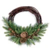 Pine Cone Grapevine Artificial Christmas Wreath - 16-Inch, Unlit -Optimal Christmas Shop dnat pc 16gv 1 1 28184.1667641217