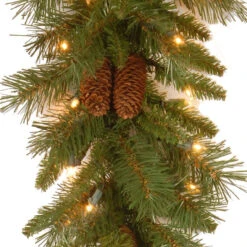 9' Pre-Lit Medium Pine Artificial Christmas Garland - Clear Lights 7 9' Pre-Lit Medium Pine Artificial Christmas Garland - Clear Lights -Optimal Christmas Shop dnat pc 9glo 1 2 47930.1667662718