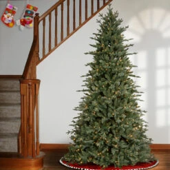 7.5’ Pre-Lit Buckingham Blue Spruce Christmas Tree – Clear Lights -Optimal Christmas Shop dnat pebc2 307 75 3 56662.1667491084