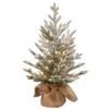 2.5' Pre-Lit Medium Snowy Cambridge Artificial Christmas Tree - Warm White LED Lights -Optimal Christmas Shop dnat pecaf1 306 25b1 1 57068.1667575688