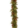 9' X 12" Pre-Lit Cedar Leaves And Berries Artificial Christmas Garland - Clear Lights -Optimal Christmas Shop dnat pecc3 300 9b 1 1 03904.1667575666