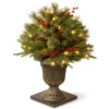 24” Pre-lit Potted Colonial Porch Bush Artificial Christmas Tree – Clear Lights -Optimal Christmas Shop dnat peco1 300 24p 1 46147.1667580441