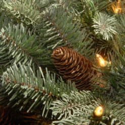 7.5' Frosted Arctic Spruce Artificial Christmas Tree - Clear Lights -Optimal Christmas Shop dnat pefa1 307 75 3 75771.1667536577