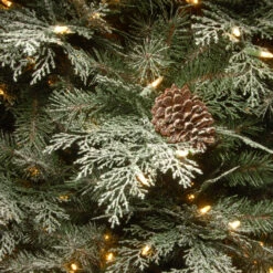 4' Pre-lit Potted Frosted Spruce Entrance Artificial Christmas Tree – Clear Lights 6 4' Pre-lit Potted Frosted Spruce Entrance Artificial Christmas Tree – Clear Lights -Optimal Christmas Shop dnat pefm3 306 40 2 25198.1667578068