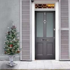 4' Pre-lit Potted Frosted Spruce Entrance Artificial Christmas Tree – Clear Lights 7 4' Pre-lit Potted Frosted Spruce Entrance Artificial Christmas Tree – Clear Lights -Optimal Christmas Shop dnat pefm3 306 40 3 21710.1667578069