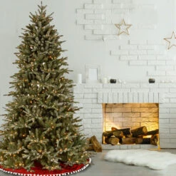 7.5' Pre-Lit Medium Frosted Artificial Christmas Tree - Clear Lights 6 7.5' Pre-Lit Medium Frosted Artificial Christmas Tree - Clear Lights -Optimal Christmas Shop dnat pegv2 300 75 2 00042.1667574286