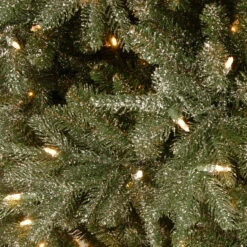 7.5' Pre-Lit Medium Frosted Artificial Christmas Tree - Clear Lights 7 7.5' Pre-Lit Medium Frosted Artificial Christmas Tree - Clear Lights -Optimal Christmas Shop dnat pegv2 300 75 3 32593.1667574286