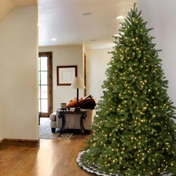 9’ Pre-Lit Jersey Fraser Fir Artificial Christmas Tree - Clear Lights -Optimal Christmas Shop dnat pejf1 300 90 2 81610.1667536586