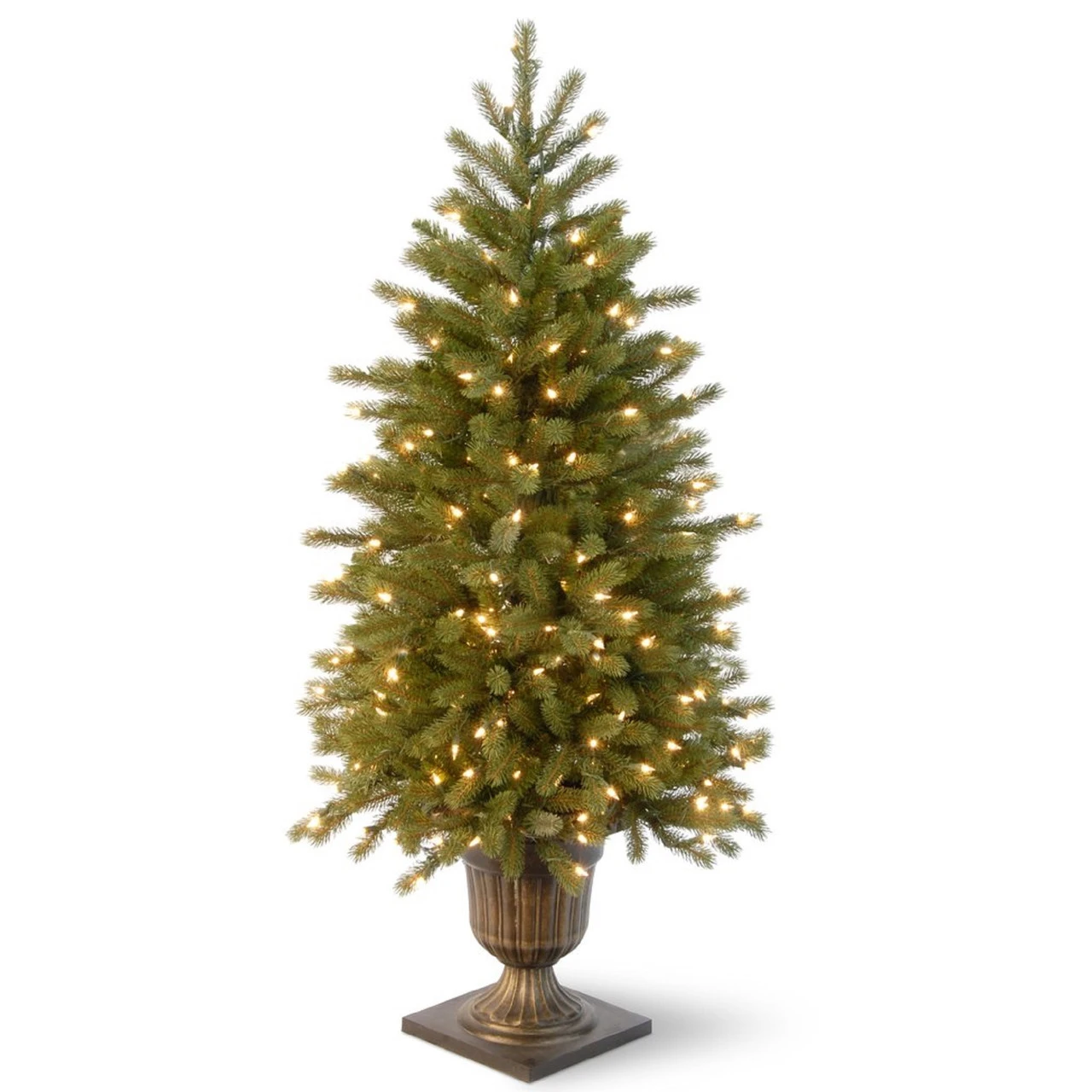 4' Pre-lit Potted Jersey Fraser Fir Artificial Christmas Tree – Clear Lights 3 4' Pre-lit Potted Jersey Fraser Fir Artificial Christmas Tree – Clear Lights