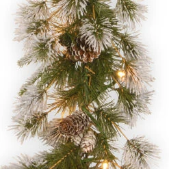 9' X 10" Pre-Lit Liberty Pine Artificial Christmas Garland - Clear Lights 6 9' X 10" Pre-Lit Liberty Pine Artificial Christmas Garland - Clear Lights -Optimal Christmas Shop dnat pelb7 300 9a 1 2 23738.1667574288