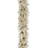 9' X 12" Pre-Lit Snowy Sheffield Spruce Artificial Christmas Garland - Clear Lights -Optimal Christmas Shop dnat pesl3 307 9b 1 80210.1667574296