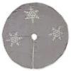 42" Gray And White Snowflake Embroidered Christmas Tree Skirt -Optimal Christmas Shop dnat rac c30910c48 1 1 88652.1667563392