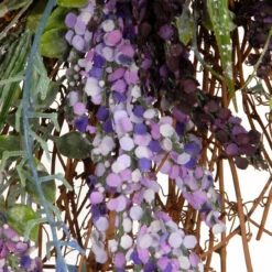 Mixed Leaf Spring Artificial Wreath - 22-Inch, Unlit -Optimal Christmas Shop dnat rac w030012a 2 79018.1667519982