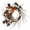 Skeleton With Necktie Ribbons Halloween Wreath, Black And White 24-Inch 1 Skeleton With Necktie Ribbons Halloween Wreath, Black And White 24-Inch -Optimal Christmas Shop dnat rah w060931a 56507.1667490384