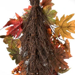 26" Decorated Maple Leaf Artificial Teardrop -Optimal Christmas Shop dnat rahv abn71201 4 90133.1667656790