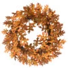 Oak Leaves And Acorns Artificial Thanksgiving Wreath - 24-Inch, Unlit -Optimal Christmas Shop dnat rahv w1584q 1 1 77920.1667517612