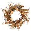 Orange And Brown Harvest Themed Artificial Autumn Wreath - 24-Inch, Unlit -Optimal Christmas Shop dnat rahv w8081a 1 15192.1667494328