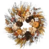 Pinenut Artificial Thanksgiving Wreath - 22-Inch, Unlit -Optimal Christmas Shop dnat rahv y18809w 1 61106.1667577088