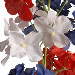 6’ Patriotic Hydrangea Artificial Garland- Set Of Two – Unlit -Optimal Christmas Shop dnat rap 528401g 1 3 12987.1667639907