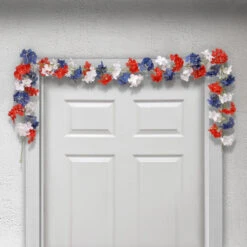 6’ Patriotic Hydrangea Artificial Garland- Set Of Two – Unlit -Optimal Christmas Shop dnat rap 528401g 1 4 25038.1667639907