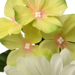 Purple And Yellow Flower Decorated Artificial Wreath - 18-Inch, Unlit -Optimal Christmas Shop dnat ras 44199 1 3 97620.1667532741