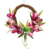 Pink And Green Tulip Twig Artificial Floral Wreath - 20-Inch, Unlit 1 Pink And Green Tulip Twig Artificial Floral Wreath - 20-Inch, Unlit -Optimal Christmas Shop dnat ras s16304w 1 20772.1667517632