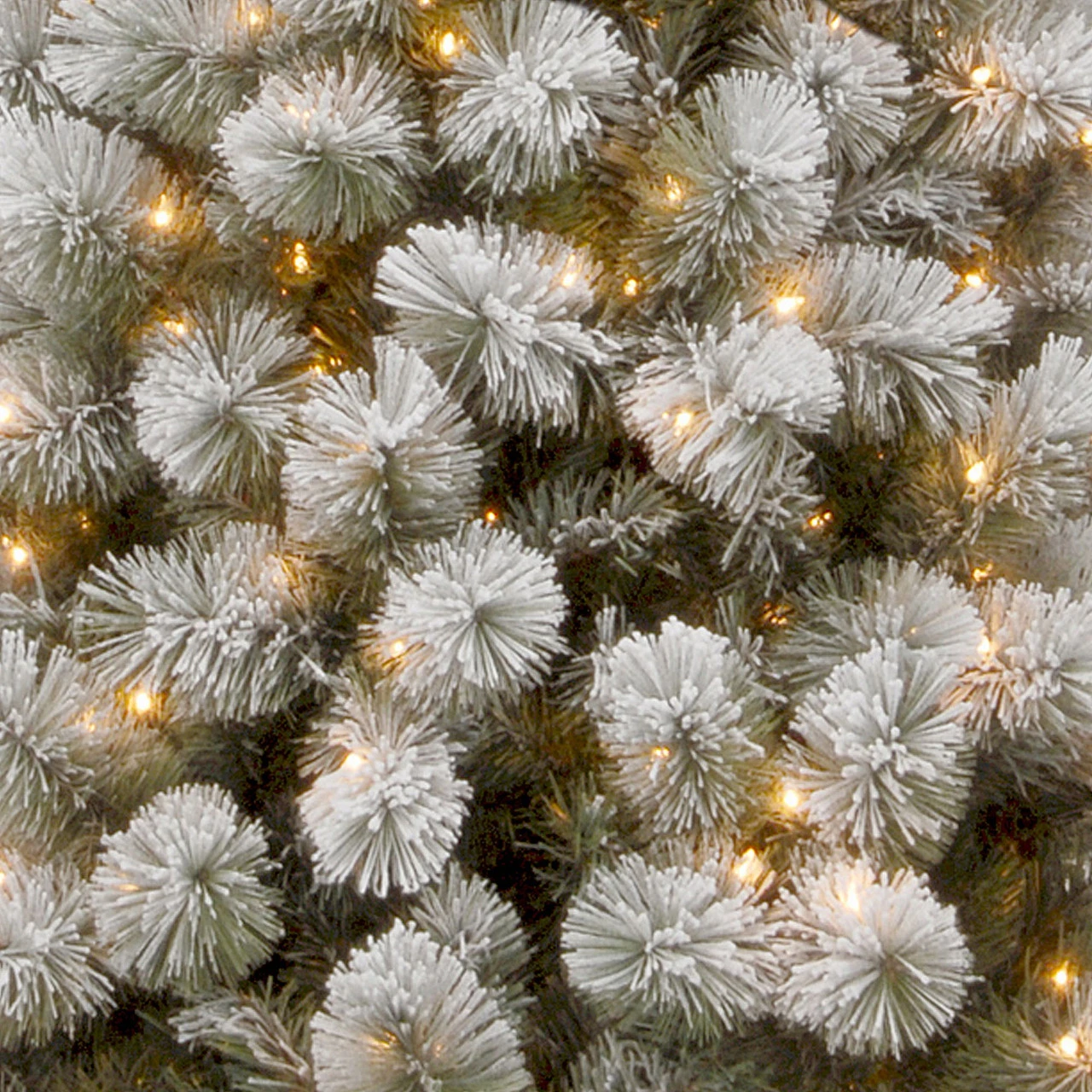 7.5’ Pre-Lit Snowy Bristle Pine Slim Pine Tree With Clear Lights 5 7.5’ Pre-Lit Snowy Bristle Pine Slim Pine Tree With Clear Lights - Image 3