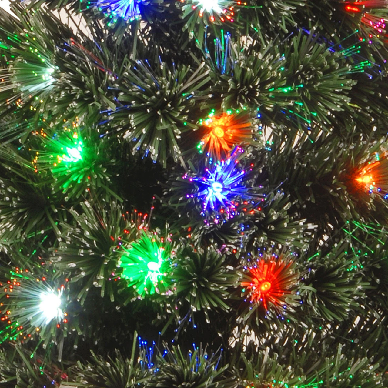 3' Pre-lit Potted Fiber Optic Medium Artificial Christmas Tree - Multicolor LED Lights 4 3' Pre-lit Potted Fiber Optic Medium Artificial Christmas Tree - Multicolor LED Lights - Image 2