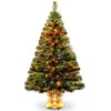 4' Pre-Lit Medium Fiber-Optic Artificial Christmas Tree - Multicolor LED Lights -Optimal Christmas Shop dnat szrx7 100l 48 1 90695.1667574225