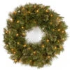 Pre-Lit Wispy Willow Artificial Christmas Wreath - 24-Inch, Clear Lights -Optimal Christmas Shop dnat wo1 24wlo 1 1 36716.1667564730