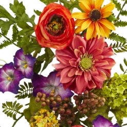 24" Artificial Garden Flower Teardrop -Optimal Christmas Shop dnnl204578 3 79757.1681814465