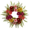 Mixed Flower Artificial Wreath, 20-Inch, Unlit 1 Mixed Flower Artificial Wreath, 20-Inch, Unlit -Optimal Christmas Shop dnnl204582 1 58157.1681814444