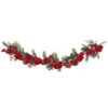 6' X 11" Red Hydrangea Artificial Christmas Garland, Unlit 1 6' X 11" Red Hydrangea Artificial Christmas Garland, Unlit -Optimal Christmas Shop dnnl204663 1 21984.1681814306