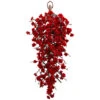 Plum Blossom Teardrop Spring Artificial Wreath, 28-Inch, Unlit -Optimal Christmas Shop dnnl204883 1 87707.1688110072