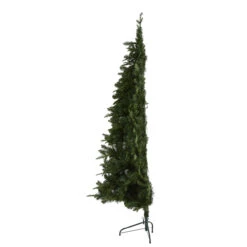 7’ Pre-Lit Grand Teton Artificial Half Wall Christmas Tree, Clear LED Lights -Optimal Christmas Shop dnnl20t2001 5 35024.1680198125