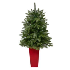 3.5' Pre-Lit Potted Snowed Teton Fir Artificial Christmas Tree, Clear Lights 9 3.5' Pre-Lit Potted Snowed Teton Fir Artificial Christmas Tree, Clear Lights -Optimal Christmas Shop dnnl20t2247 rd 2 71995.1681023936