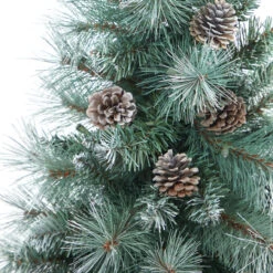 3.5’ Pre-Lit Potted Columbia Pine Artificial Christmas Tree, Clear Lights -Optimal Christmas Shop dnnl20t2275 5 17660.1681023938