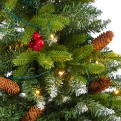 5' Pre-Lit Potted Snow Tipped Mini Artificial Christmas Tree, Clear LED Lights 14 5' Pre-Lit Potted Snow Tipped Mini Artificial Christmas Tree, Clear LED Lights -Optimal Christmas Shop dnnl20t2311 5 92225.1680557247