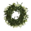 Green Eucalyptus And Daisy Twig Spring Floral Wreath, 18-Inch 2 Green Eucalyptus And Daisy Twig Spring Floral Wreath, 18-Inch -Optimal Christmas Shop dnnl20w1007 1 43632.1681393987
