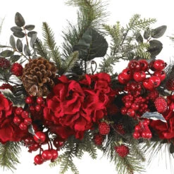 2.5' Hydrangea And Berries Artificial Christmas Swag, Unlit 7 2.5' Hydrangea And Berries Artificial Christmas Swag, Unlit -Optimal Christmas Shop dnnl4679 3 93347.1681814401